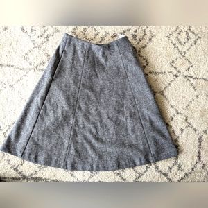 Wool circle skirt